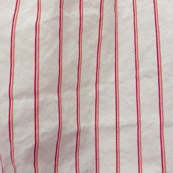 🌷 Tommy Hilfiger🌷Red Pink & White Striped Button Down Shirt   - Picture 2 of 8